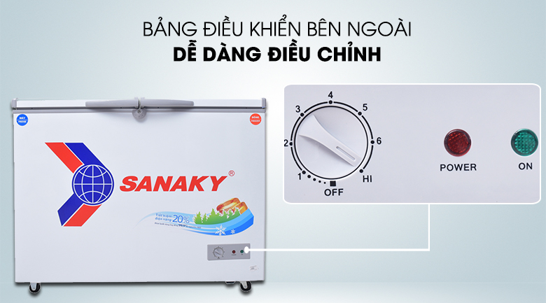 Nút điều chỉnh nhiệt độ - Tủ đông Sanaky VH-2899W1  Nút điều chỉnh nhiệt độ - Tủ đông Sanaky VH-2899W1