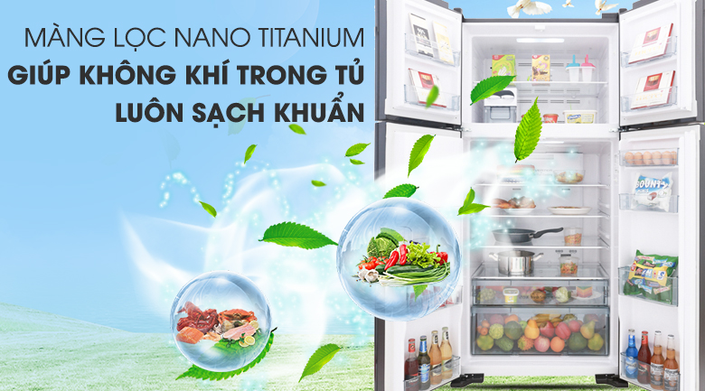 Màng lọc Nano Titanium - Tủ lạnh Hitachi Inverter 540 lít R-FW690PGV7 GBK Màng lọc Nano Titanium - Tủ lạnh Hitachi Inverter 540 lít R-FW690PGV7 GBK