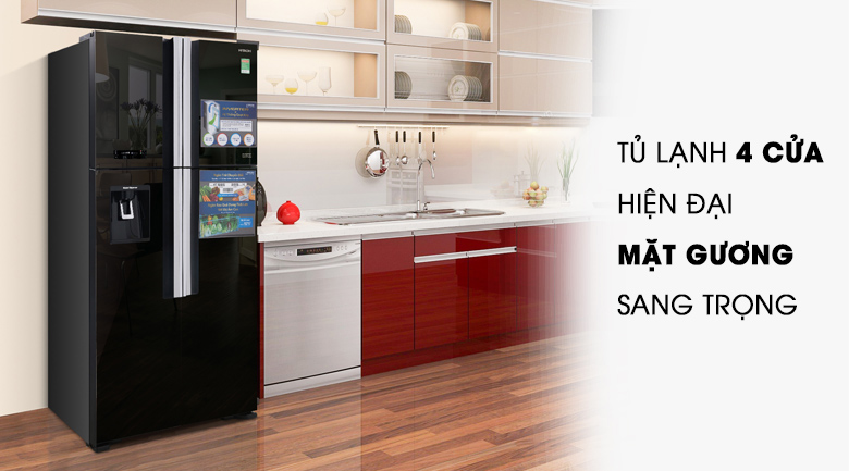 Thiết kế - Tủ lạnh Hitachi Inverter 540 lít R-FW690PGV7 Thiết kế - Tủ lạnh Hitachi Inverter 540 lít R-FW690PGV7