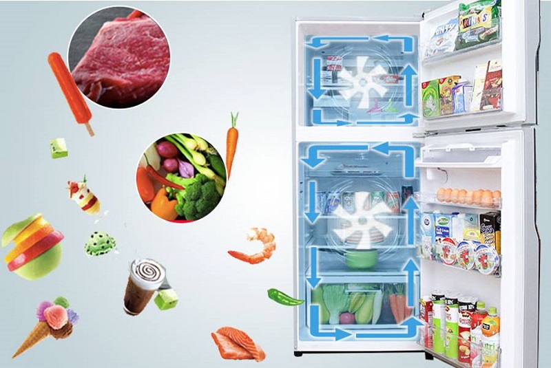 Tủ lạnh Hitachi Inverter 375 lít R-FVX450PGV9 GBK Tủ lạnh Hitachi Inverter 375 lít R-FVX450PGV9 GBK