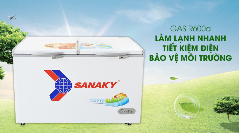 Tủ đông Sanaky 410 lít VH 5699HY Tủ đông Sanaky 410 lít VH 5699HY