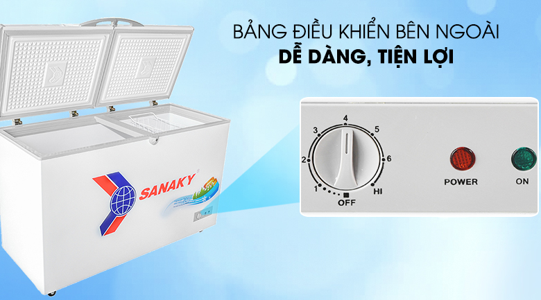 Tủ đông Sanaky 305 lít VH-4099A1 Tủ đông Sanaky 305 lít VH-4099A1
