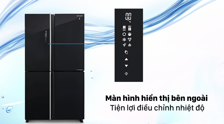 Tủ lạnh Sharp Inverter 572 lít SJ-FXP640VG-BK Tủ lạnh Sharp Inverter 572 lít SJ-FXP640VG-BK