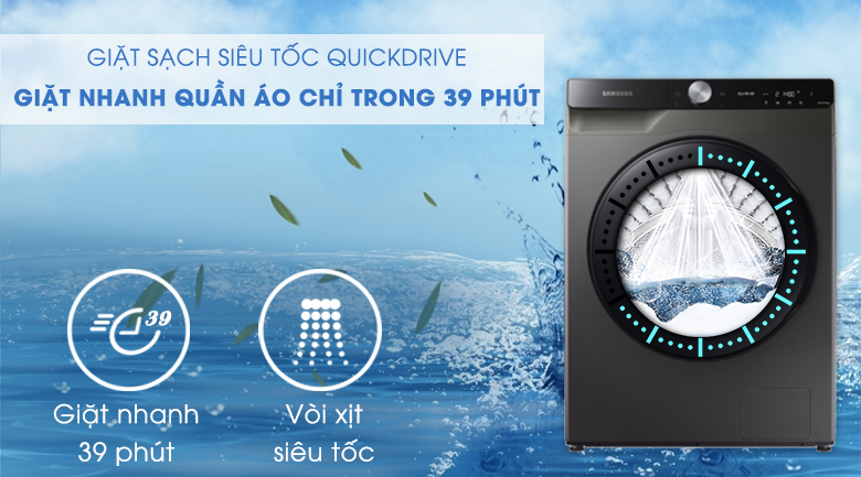 Máy giặt sấy Samsung AI Inverter 14kg WD14TP44DSB Máy giặt sấy Samsung AI Inverter 14kg WD14TP44DSB
