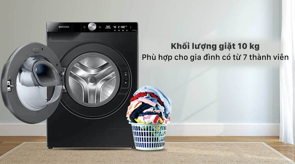 Máy giặt Samsung Inverter 10 Kg WW10TP54DSB Máy giặt Samsung Inverter 10 Kg WW10TP54DSB