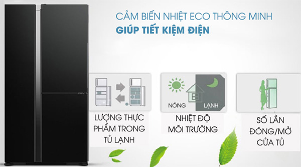 Tủ lạnh Hitachi Inverter 590 lít R-M800PGV0(GBK) Tủ lạnh Hitachi Inverter 590 lít R-M800PGV0(GBK)