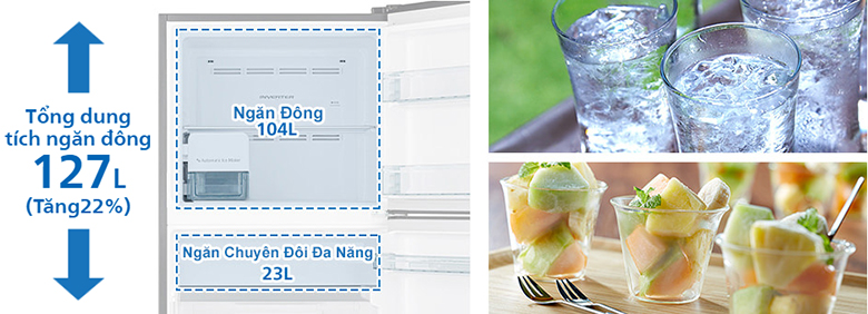 Tủ lạnh Hitachi Inverter 390 lít R-FVY510PGV0 GMG Tủ lạnh Hitachi Inverter 390 lít R-FVY510PGV0 GMG