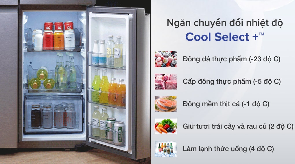 Tủ lạnh Samsung Inverter 599 lít RF60A91R177/SV Tủ lạnh Samsung Inverter 599 lít RF60A91R177/SV