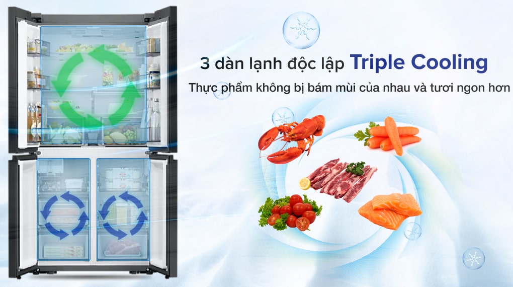 Tủ lạnh Samsung Inverter 599 lít RF60A91R177/SV Tủ lạnh Samsung Inverter 599 lít RF60A91R177/SV