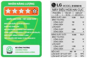 May Lanh 2 Chieu Lg Inverter 1 Hp B10end1