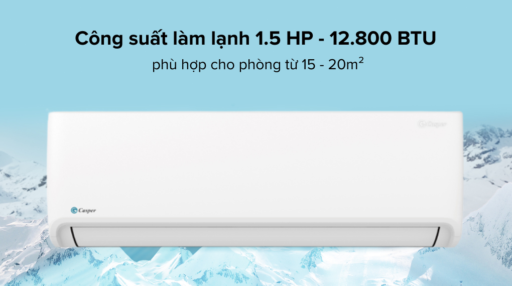 Máy lạnh Casper 2 chiều Inverter 1.5 HP GH-12IS33 Máy lạnh Casper 2 chiều Inverter 1.5 HP GH-12IS33