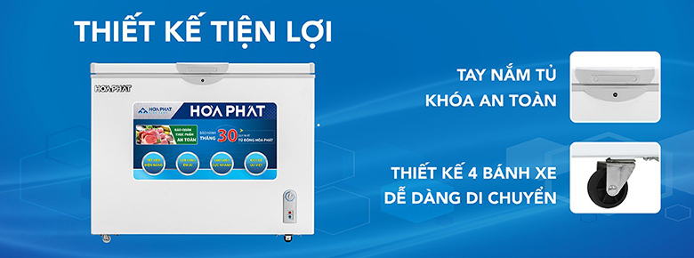 Tủ đông Hòa Phát 252 lít HCF 516S1Đ1 Tủ đông Hòa Phát 252 lít HCF 516S1Đ1