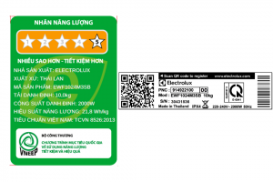 May Giat Electrolux Inverter 10 Kg Ewf1024m3sb