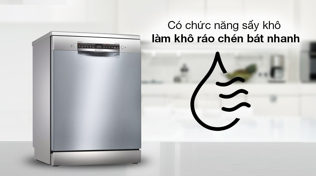 Máy rửa chén độc lập Bosch SMS4HCI48E Máy rửa chén độc lập Bosch SMS4HCI48E