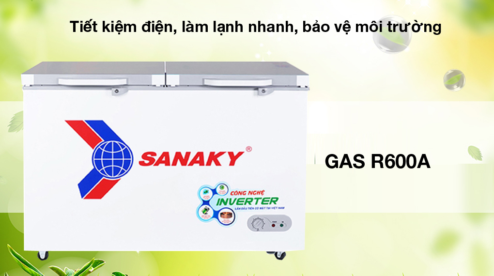 Tủ đông Sanaky Inverter 305 lít VH-4099A4K Tủ đông Sanaky Inverter 305 lít VH-4099A4K