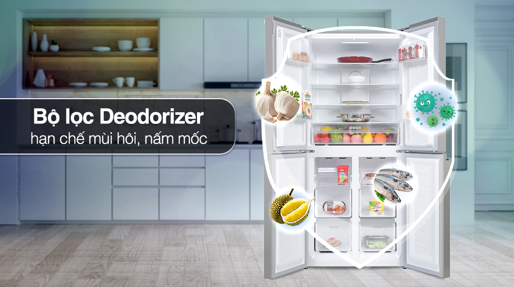 Tủ lạnh Sharp Inverter 404 lít SJ-FX420VG-BK Tủ lạnh Sharp Inverter 404 lít SJ-FX420VG-BK