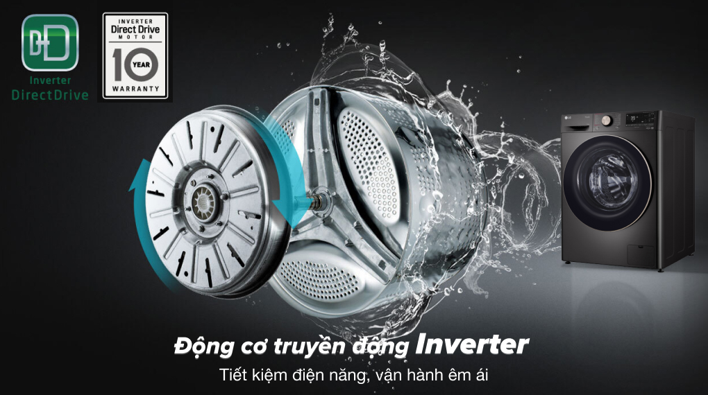 Máy giặt LG Inverter 14 kg FV1414S3BA Máy giặt LG Inverter 14 kg FV1414S3BA