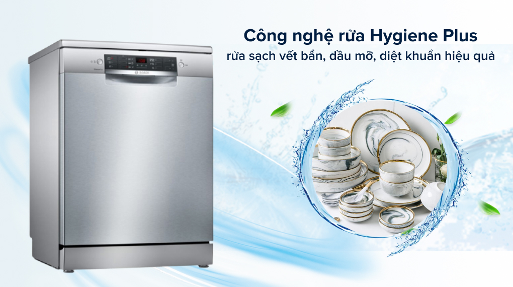 Máy rửa chén độc lập Bosch SMS46GI01P Máy rửa chén độc lập Bosch SMS46GI01P