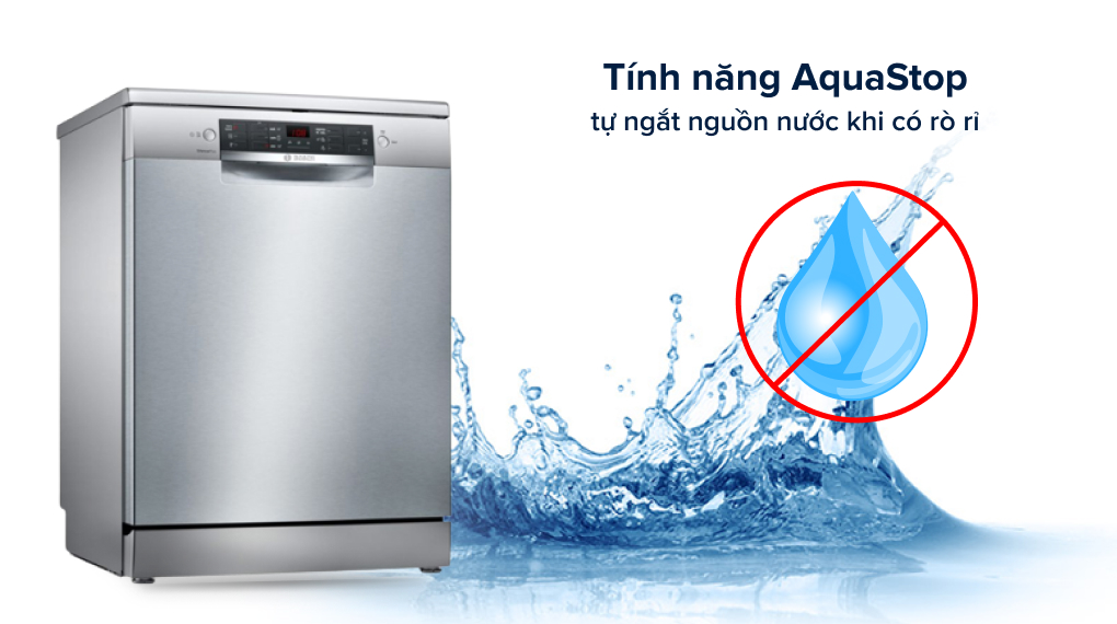 Máy rửa chén độc lập Bosch SMS46GI01P Máy rửa chén độc lập Bosch SMS46GI01P