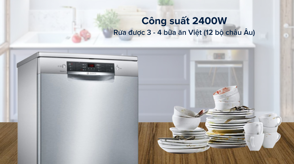 Máy rửa chén độc lập Bosch SMS46GI01P Máy rửa chén độc lập Bosch SMS46GI01P