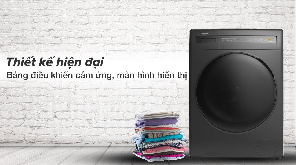 Máy giặt sấy Whirlpool Inverter 10.5 kg WWEB10702FG Máy giặt sấy Whirlpool Inverter 10.5 kg WWEB10702FG