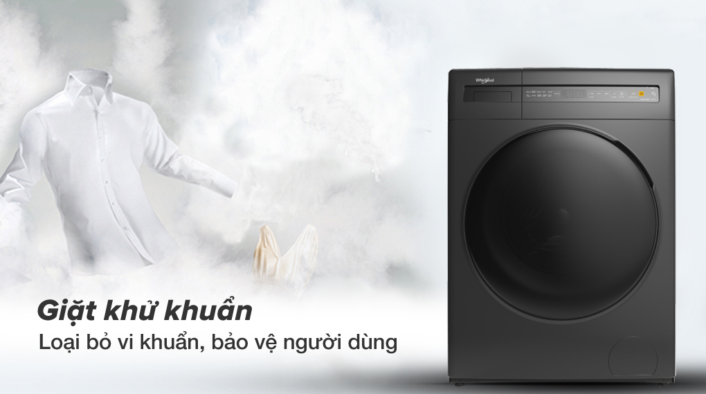 Máy giặt sấy Whirlpool Inverter 10.5 kg WWEB10702FG Máy giặt sấy Whirlpool Inverter 10.5 kg WWEB10702FG