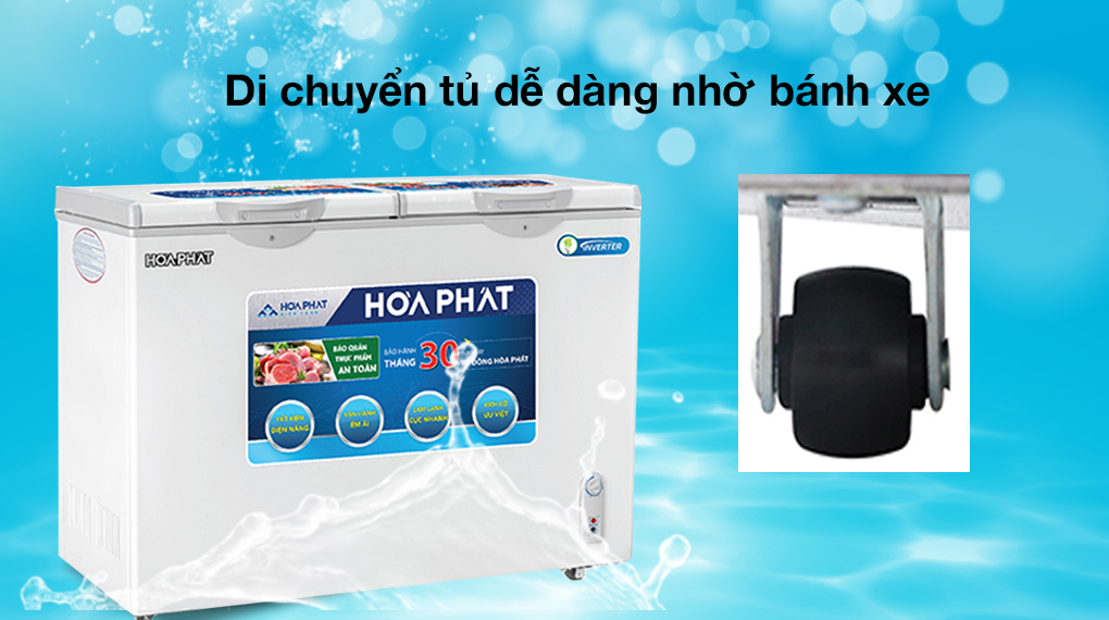 Tủ đông Hòa Phát 271 lít HCFI 656S2Đ2 Tủ đông Hòa Phát 271 lít HCFI 656S2Đ2