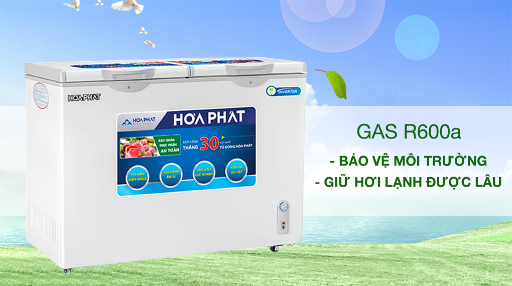 Tủ đông Hòa Phát 271 lít HCFI 656S2Đ2 Tủ đông Hòa Phát 271 lít HCFI 656S2Đ2