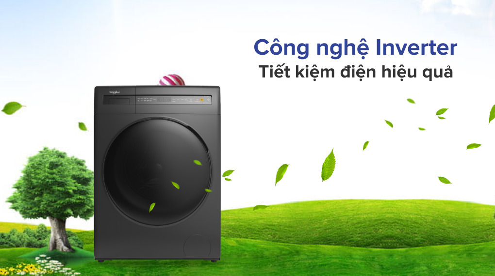 Máy giặt Whirlpool Inverter 9 kg FWEB9002FG Máy giặt Whirlpool Inverter 9 kg FWEB9002FG