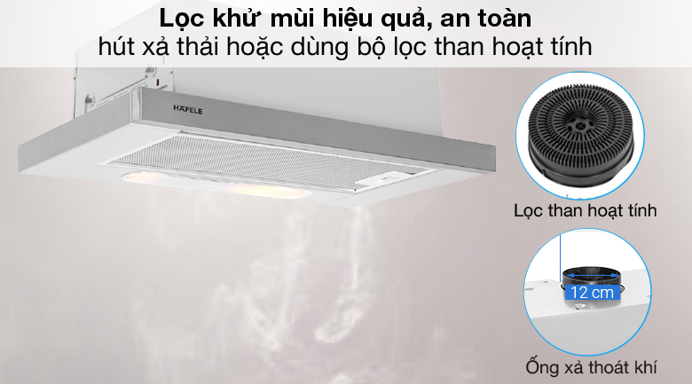Máy hút mùi âm tủ Hafele HH-TI60D (539.81.083) Máy hút mùi âm tủ Hafele HH-TI60D (539.81.083)