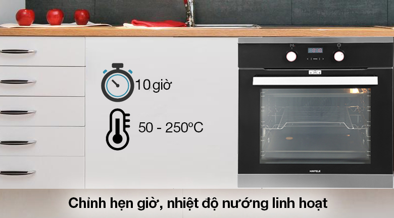 Lò nướng âm Hafele HO-KT60C (534.05.571) 65 lít Lò nướng âm Hafele HO-KT60C (534.05.571) 65 lít