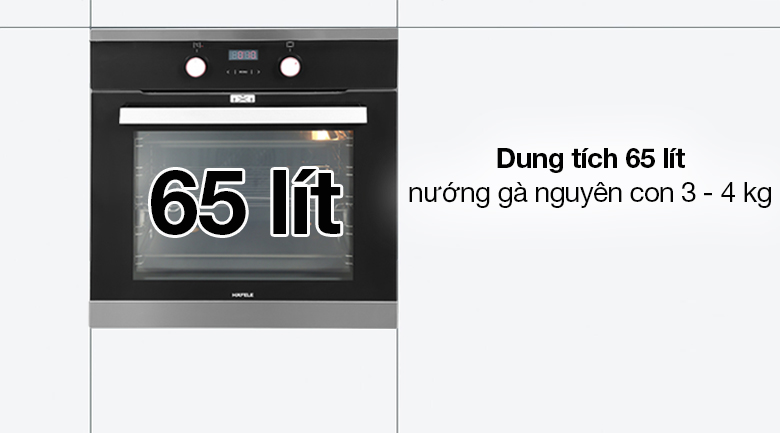 Lò nướng âm Hafele HO-KT60C (534.05.571) 65 lít Lò nướng âm Hafele HO-KT60C (534.05.571) 65 lít