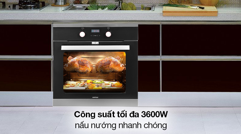 Lò nướng âm Hafele HO-KT60C (534.05.571) 65 lít Lò nướng âm Hafele HO-KT60C (534.05.571) 65 lít