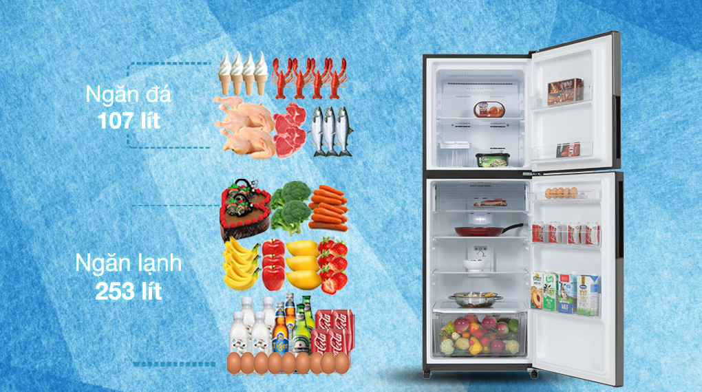 Tủ lạnh Sharp Inverter 360 lít SJ-XP382AE-DS Tủ lạnh Sharp Inverter 360 lít SJ-XP382AE-DS