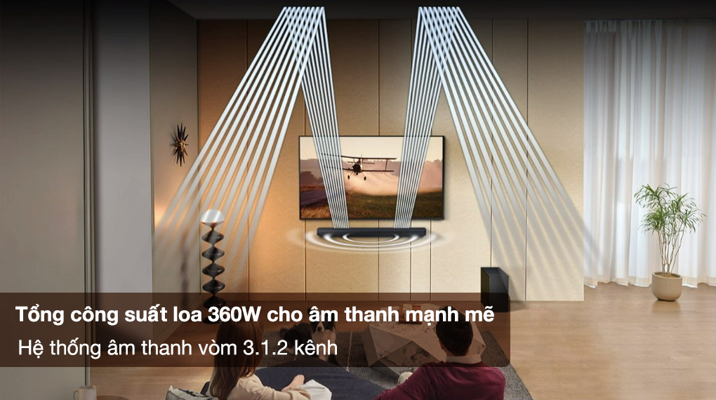 Bộ loa thanh Samsung HW-Q600C/XV 360W Bộ loa thanh Samsung HW-Q600C/XV 360W