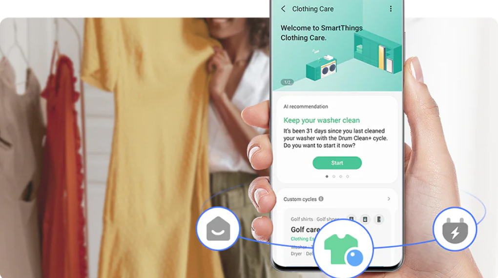 Máy giặt sấy Samsung Inverter 12 kg WD12BB944DGHSV Máy giặt sấy Samsung Inverter 12 kg WD12BB944DGHSV