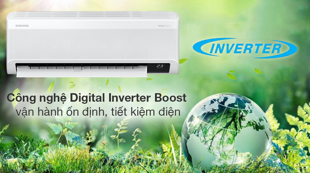 Máy lạnh Samsung Inverter 1.5 HP AR13CYFAAWKNSV Máy lạnh Samsung Inverter 1.5 HP AR13CYFAAWKNSV