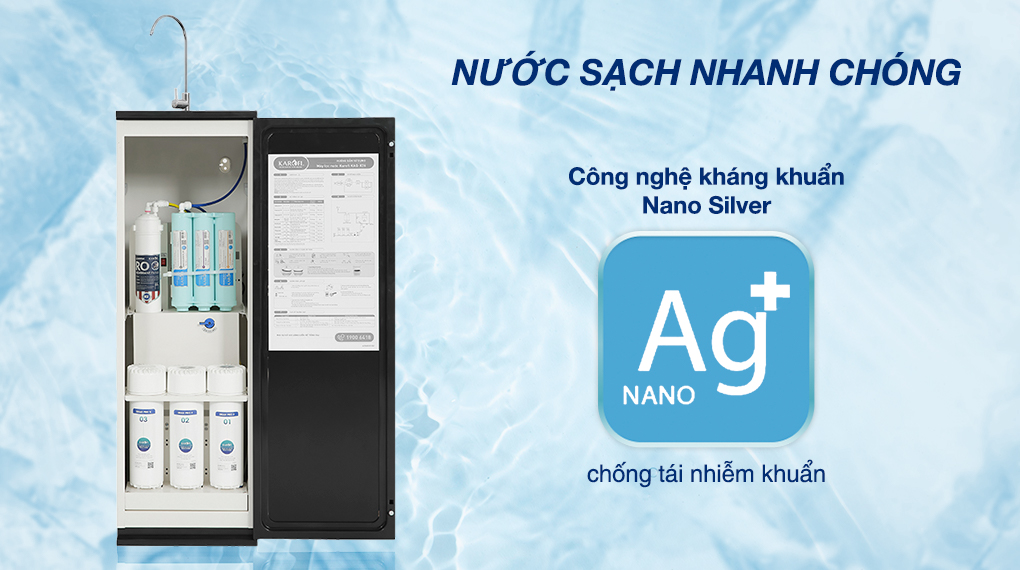 Máy lọc nước RO Karofi KAQ-X26 10 lõi Máy lọc nước RO Karofi KAQ-X26 10 lõi