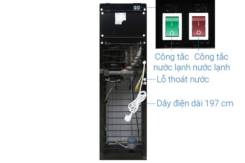 Cây nước nóng lạnh Toshiba RWF-W1669BV(K1) 650W Cây nước nóng lạnh Toshiba RWF-W1669BV(K1) 650W