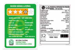 Tu Lanh Lg Inverter 519 Lit Gr B256bl