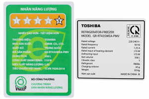 Tu Lanh Toshiba Inverter 336 Lit Gr Rt435wea Pmv06 Mg