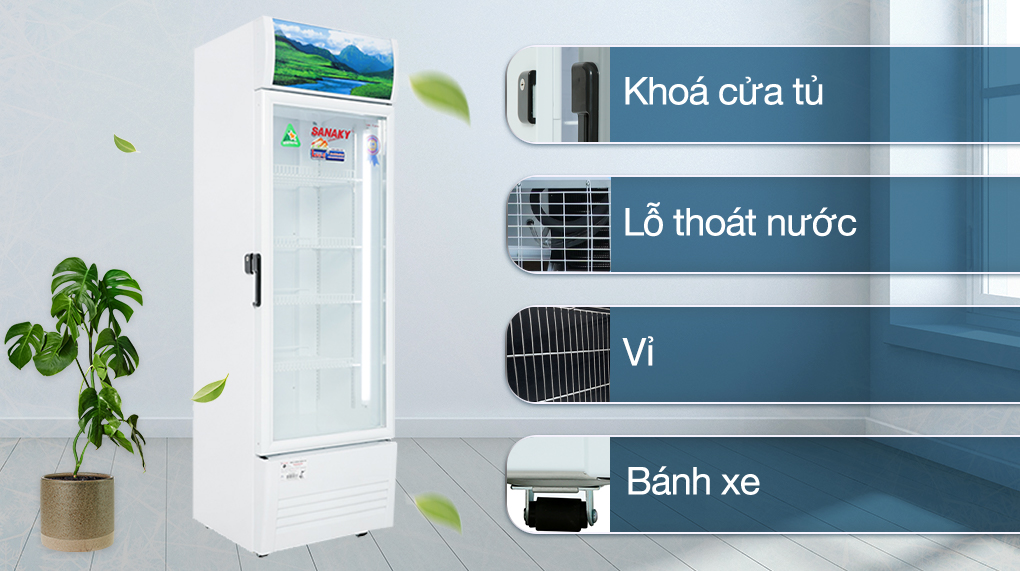 Tủ mát Sanaky 240 lít VH-2589K Tủ mát Sanaky 240 lít VH-2589K