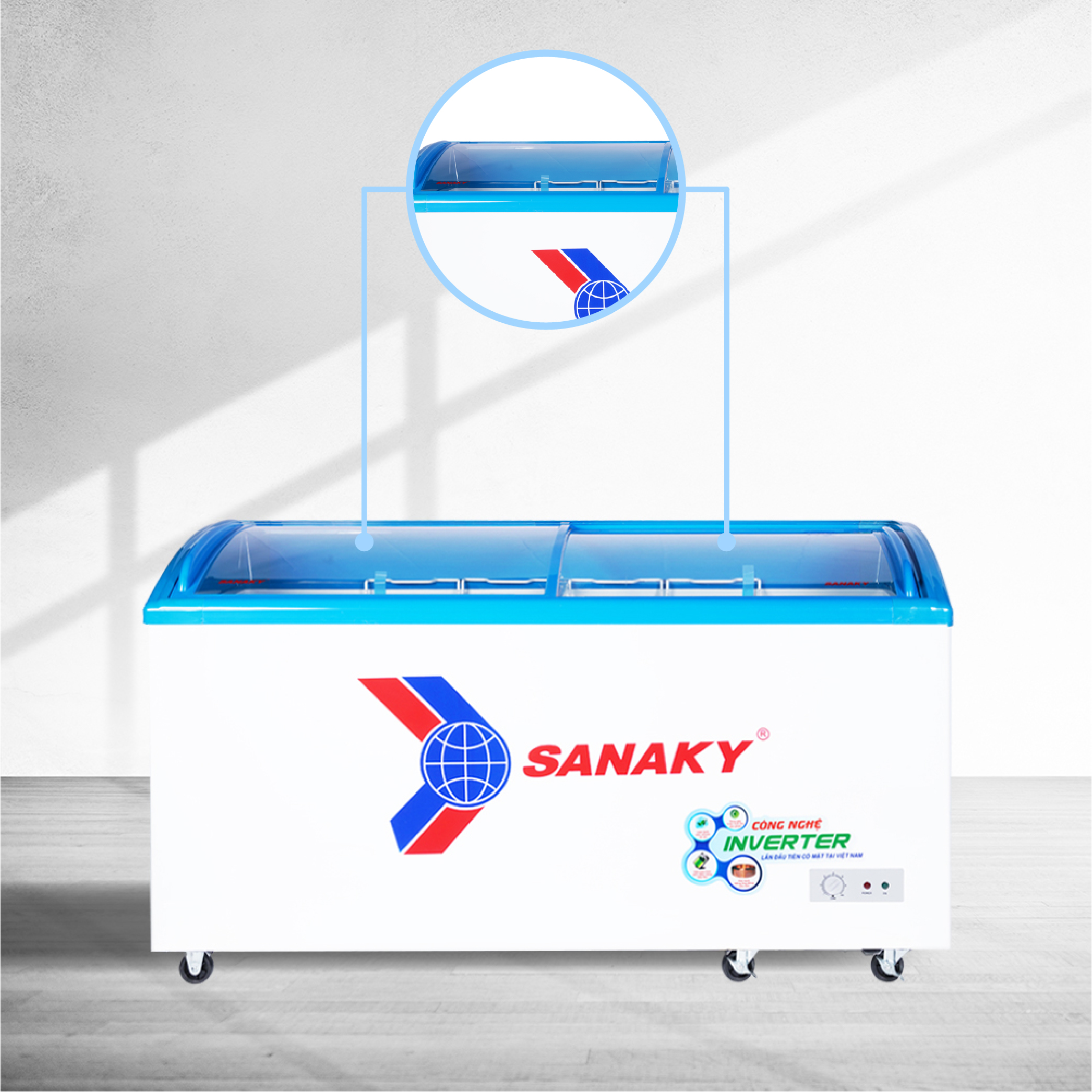 Tủ đông SanakyInverter 437 lít VH-6899K3 Tủ đông SanakyInverter 437 lít VH-6899K3