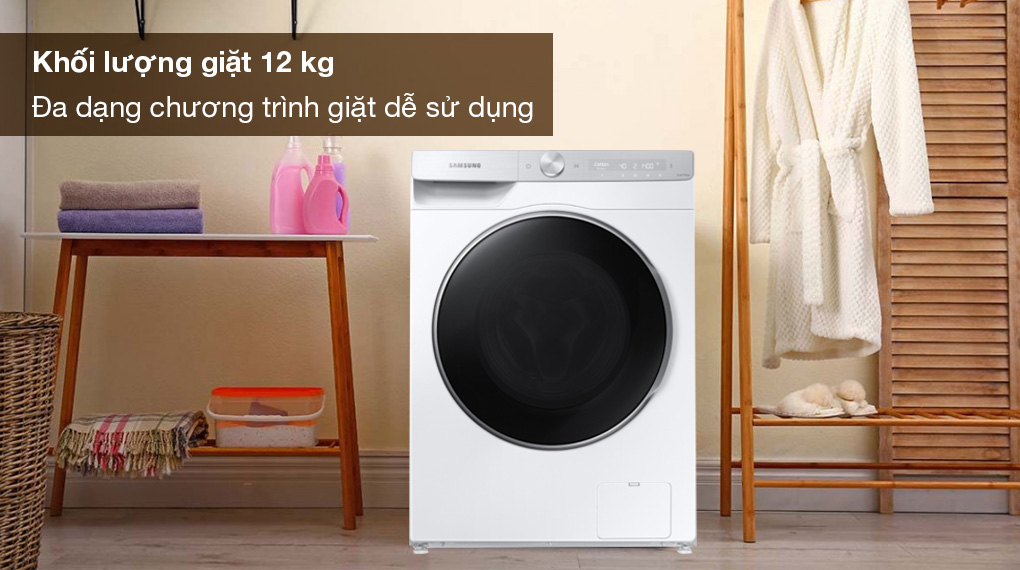 Máy giặt Samsung AI Inverter 12 kg WW12CGP44DSHSV Máy giặt Samsung AI Inverter 12 kg WW12CGP44DSHSV