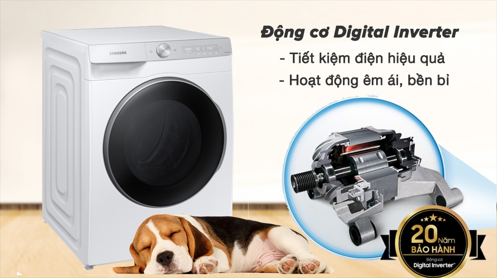 Máy giặt Samsung AI Inverter 12 kg WW12CGP44DSHSV Máy giặt Samsung AI Inverter 12 kg WW12CGP44DSHSV