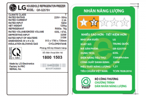 Tu Lanh Lg Inverter 635 Lit Side By Side Instaview Gr G257sv