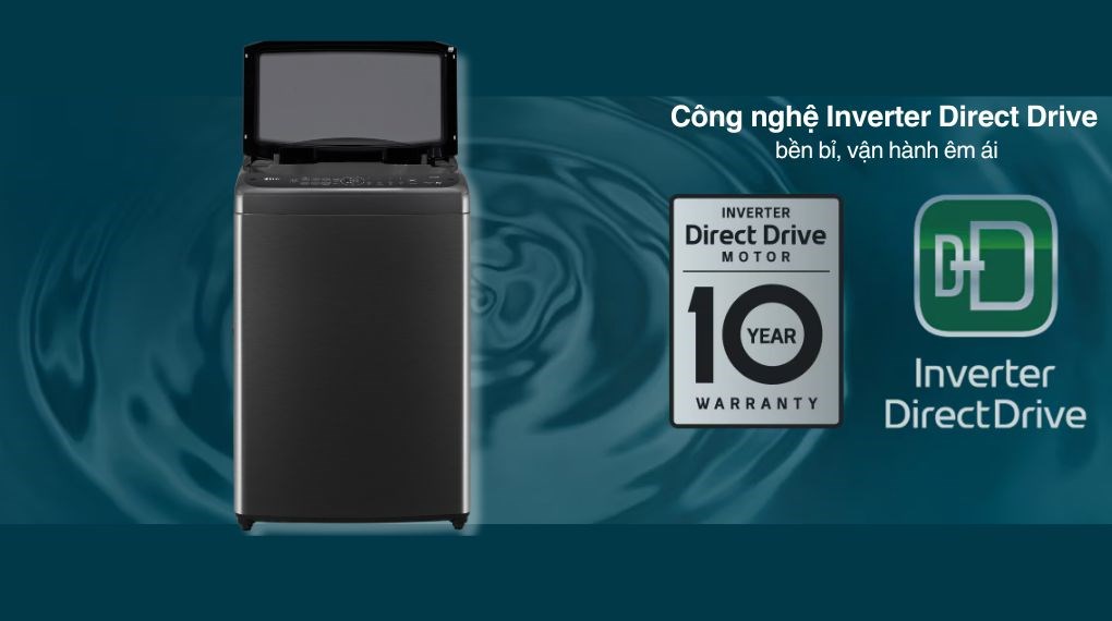 Máy giặt LG AI DD Inverter 15 kg TV2515DV5J - công nghệ Inverter