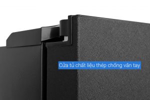 Tủ lạnh Aqua Inverter 550 lít Side By Side AQR-S612XA(WCB)