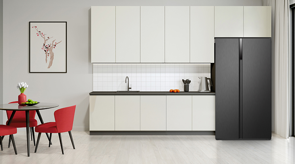 Tủ lạnh Hitachi Inverter 525 lít Side By Side HRSN9552DXVN - Tổng quan thiết kế Tủ lạnh Hitachi Inverter 525 lít Side By Side HRSN9552DXVN - Tổng quan thiết kế