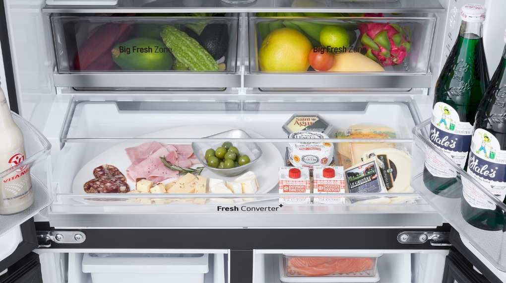 Tủ lạnh LG Inverter 612 lít Multi Door InstaView LFD61BLGAI - Công nghệ làm lạnh - bảo quản thực phẩm